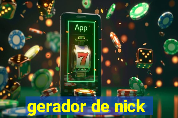 gerador de nick